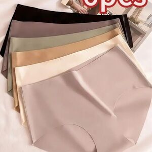 6 pcs seamless mid rise panty set size medium NEW